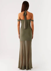 Robe longue Ivy Lane - Olive