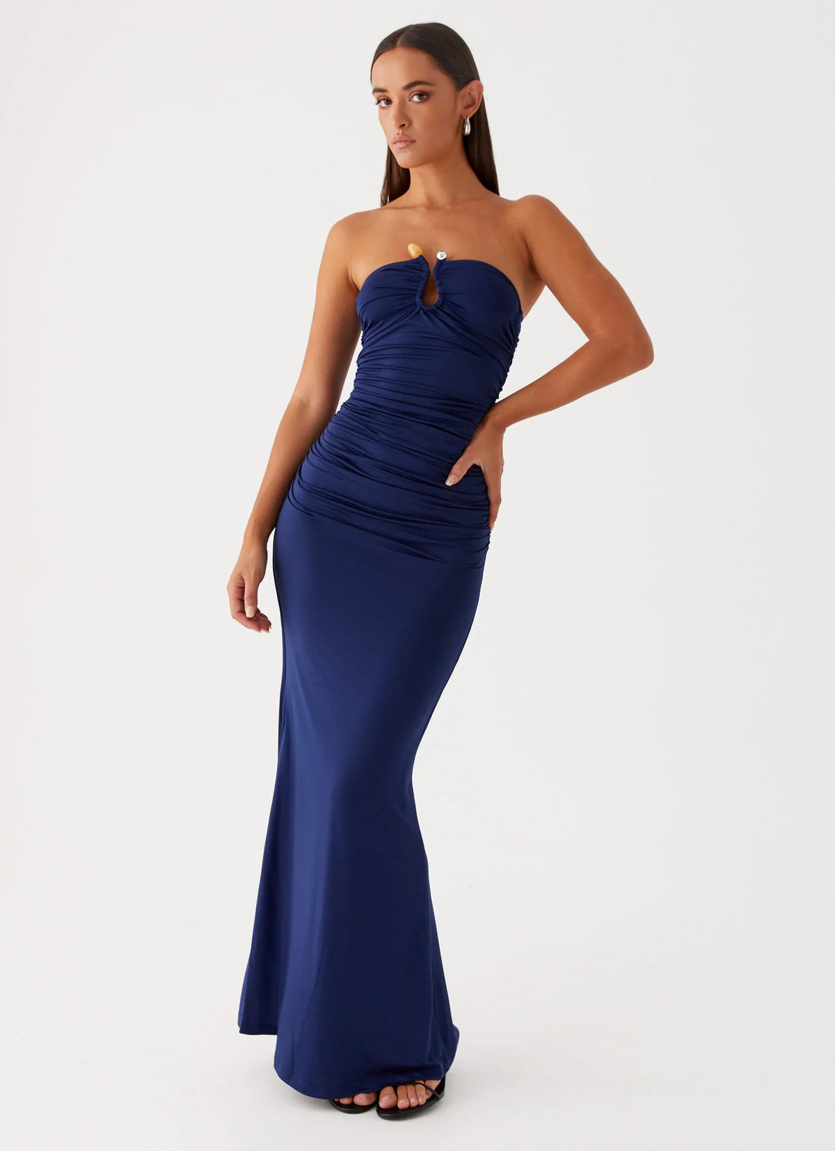 Robe longue Rudy - Marine