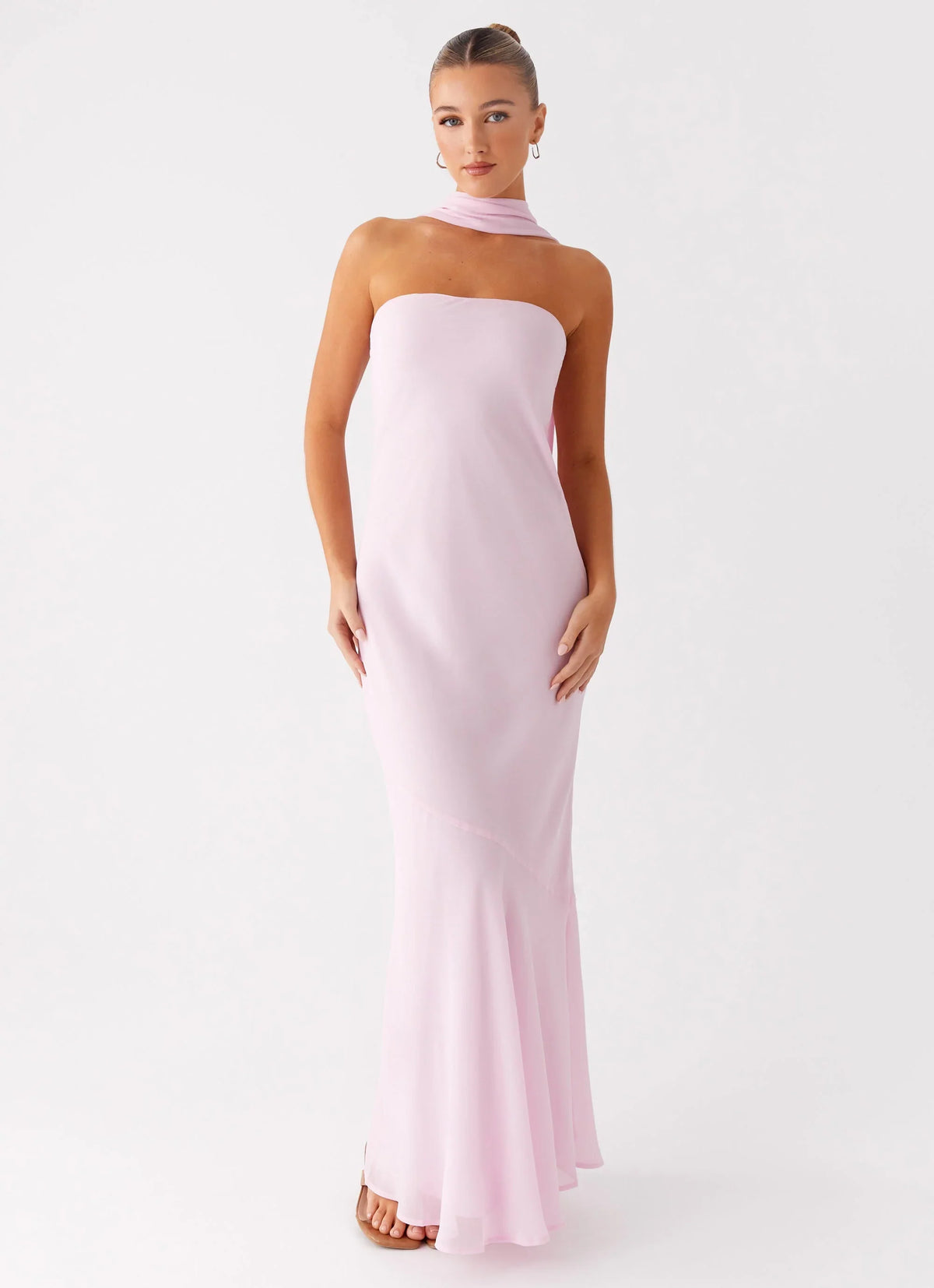 Robe longue Under The Pagoda - Rose