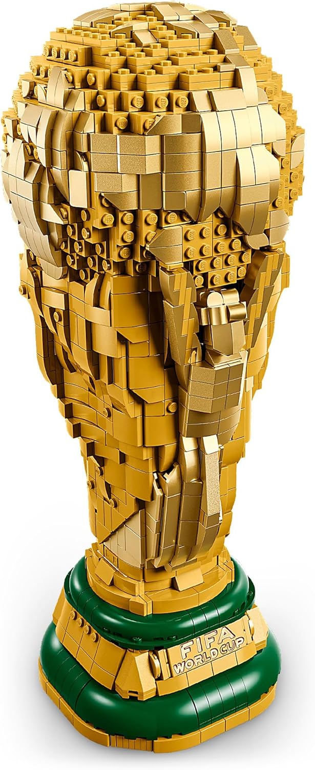 Editions Sports Official FIFA World Cup Trophy - 3D DIY Model with Collectible Minifigure - Football Gift for Boys & Girls Ages 12 and Over and Adult Fans