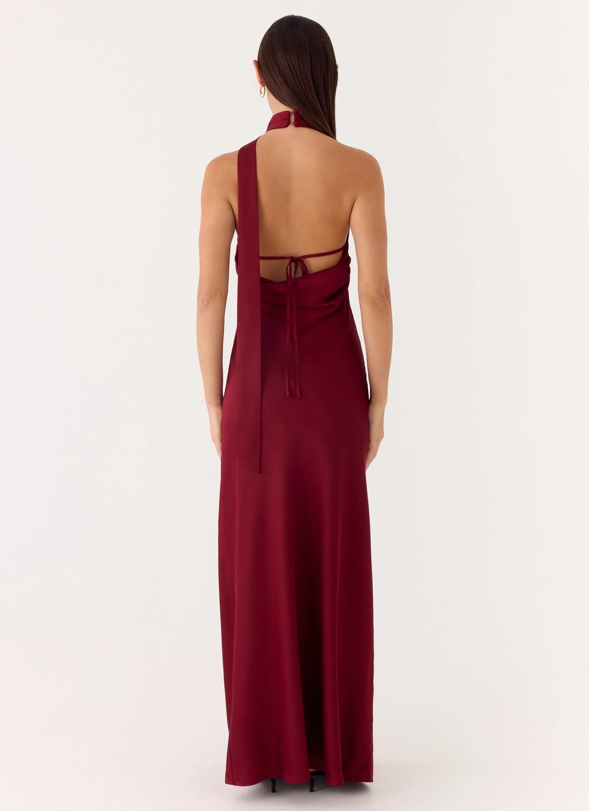 Robe longue Keena - Merlot