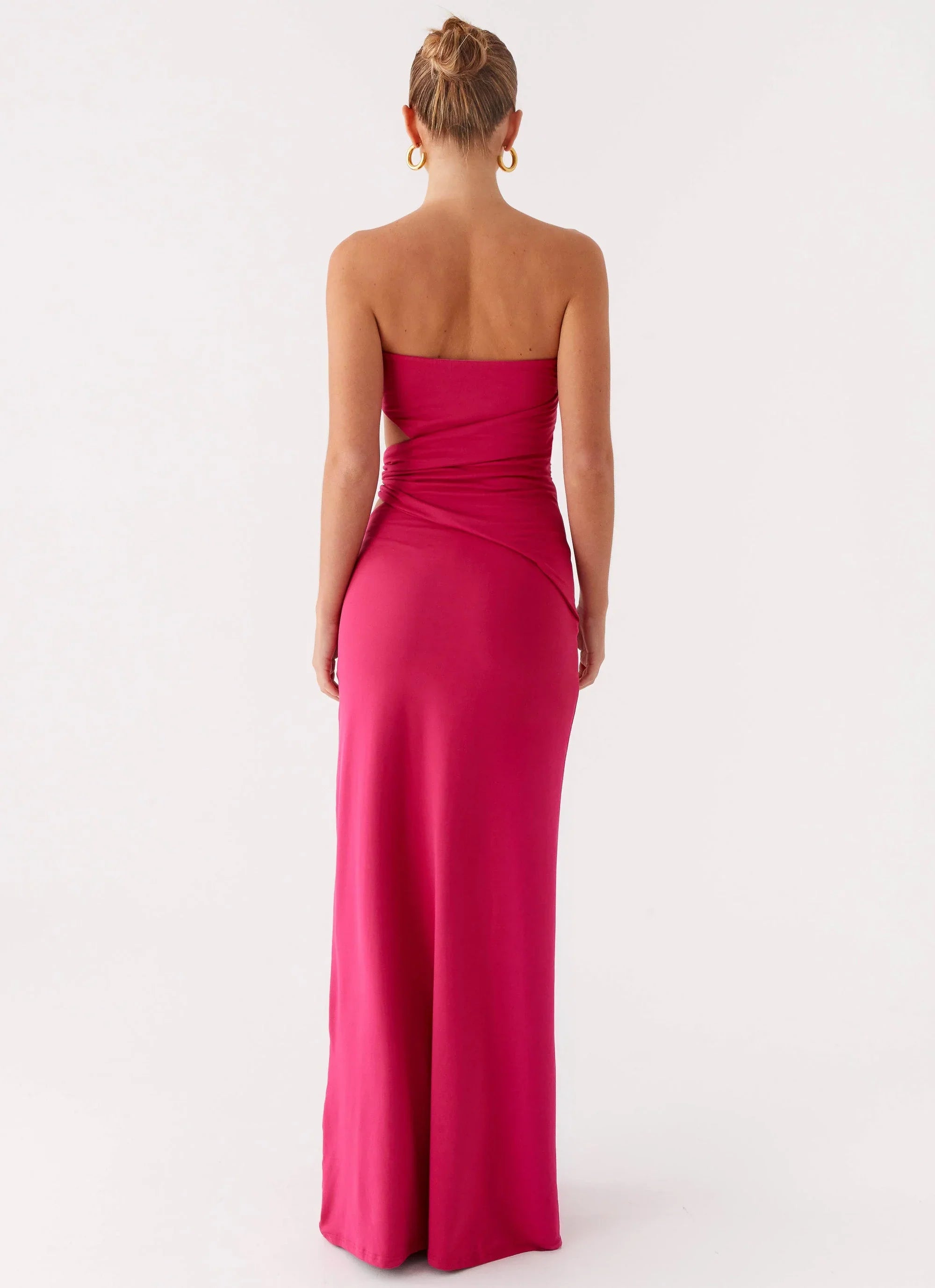 Robe longue Anetta – Fuchsia