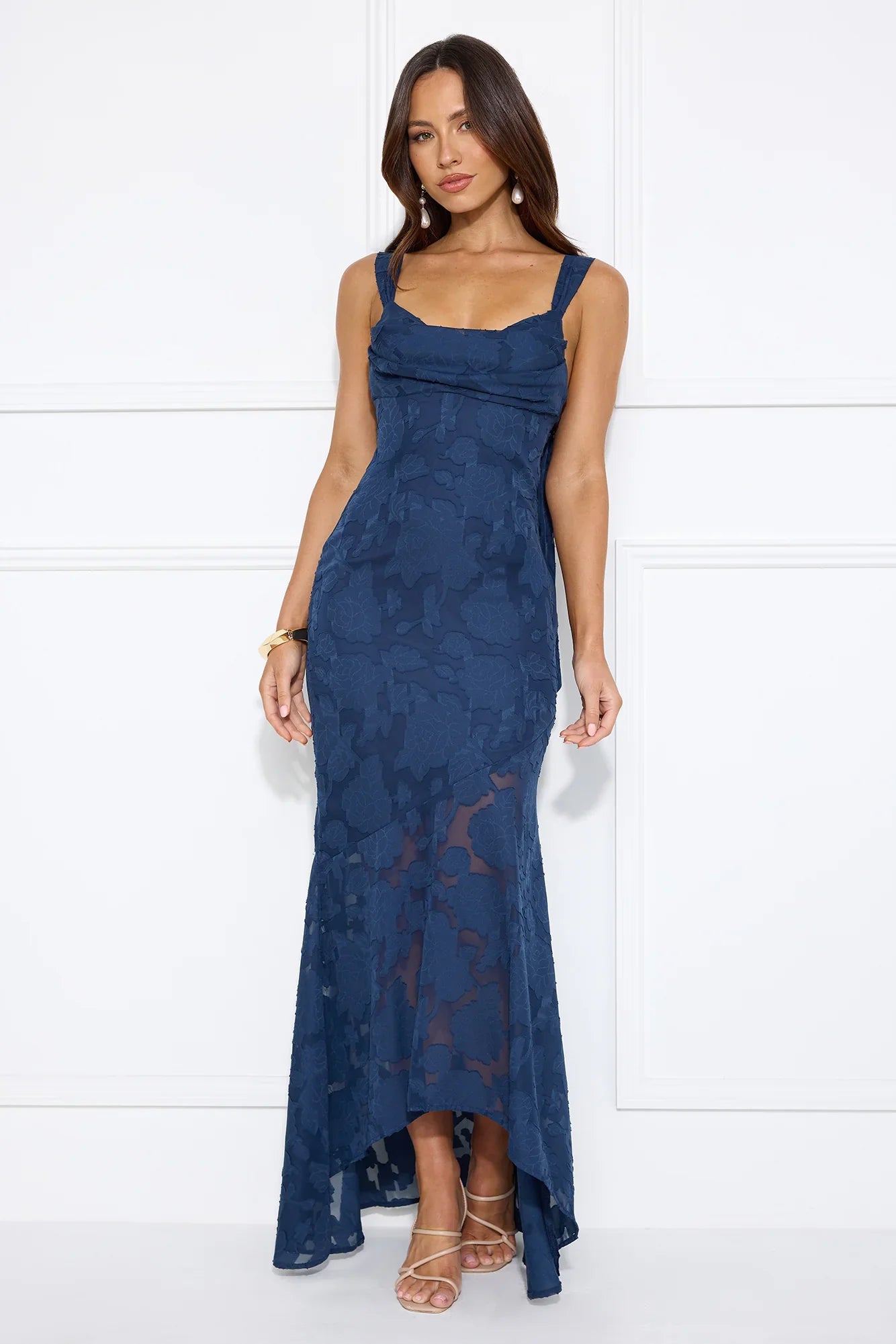 Robe longue Enchanted Empire marron