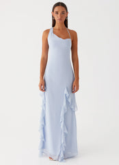 Robe longue Sammie - Bleu