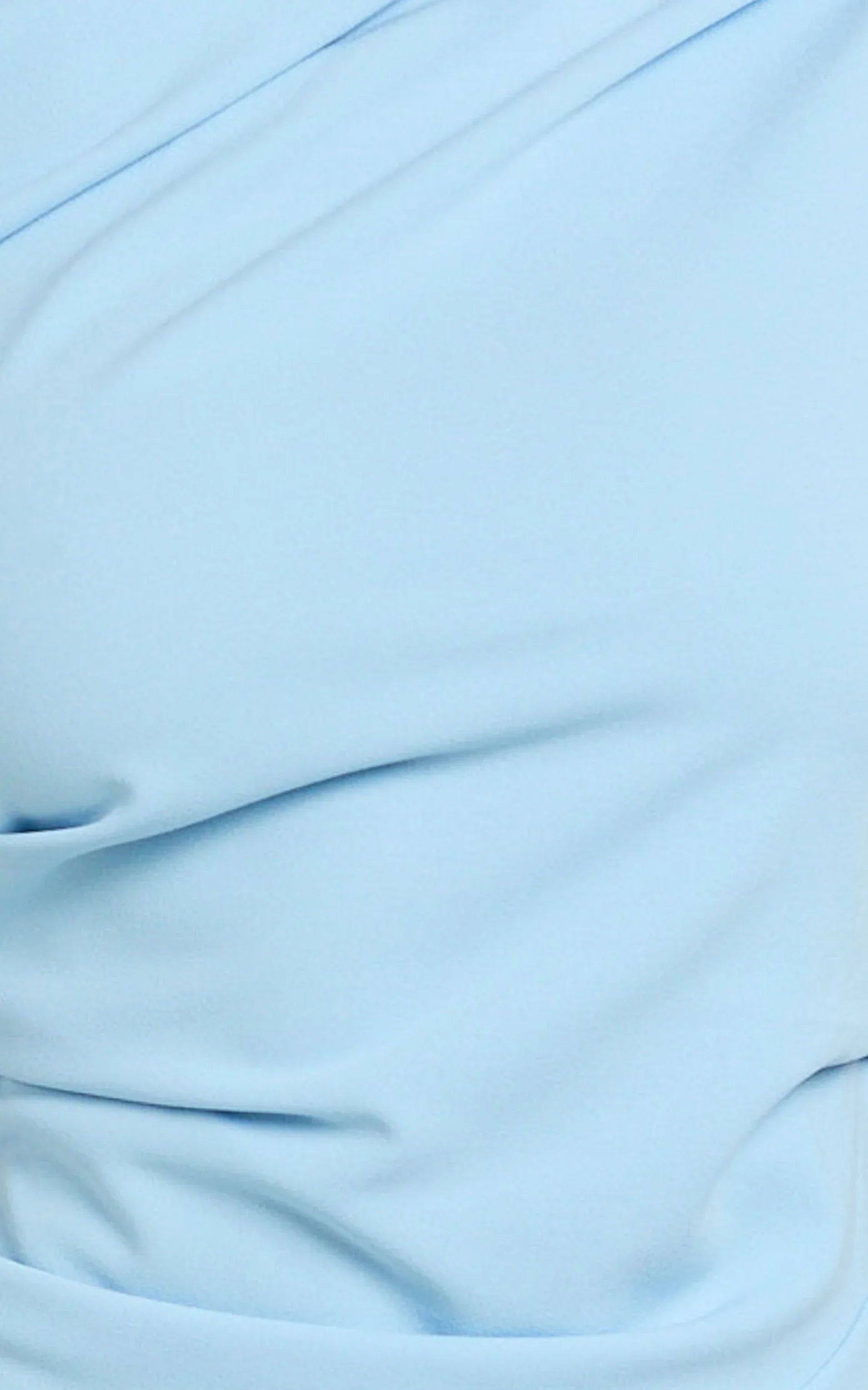 Robe Visenta - Robe à manches asymétriques bleue