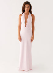Robe longue Nicola - Rose