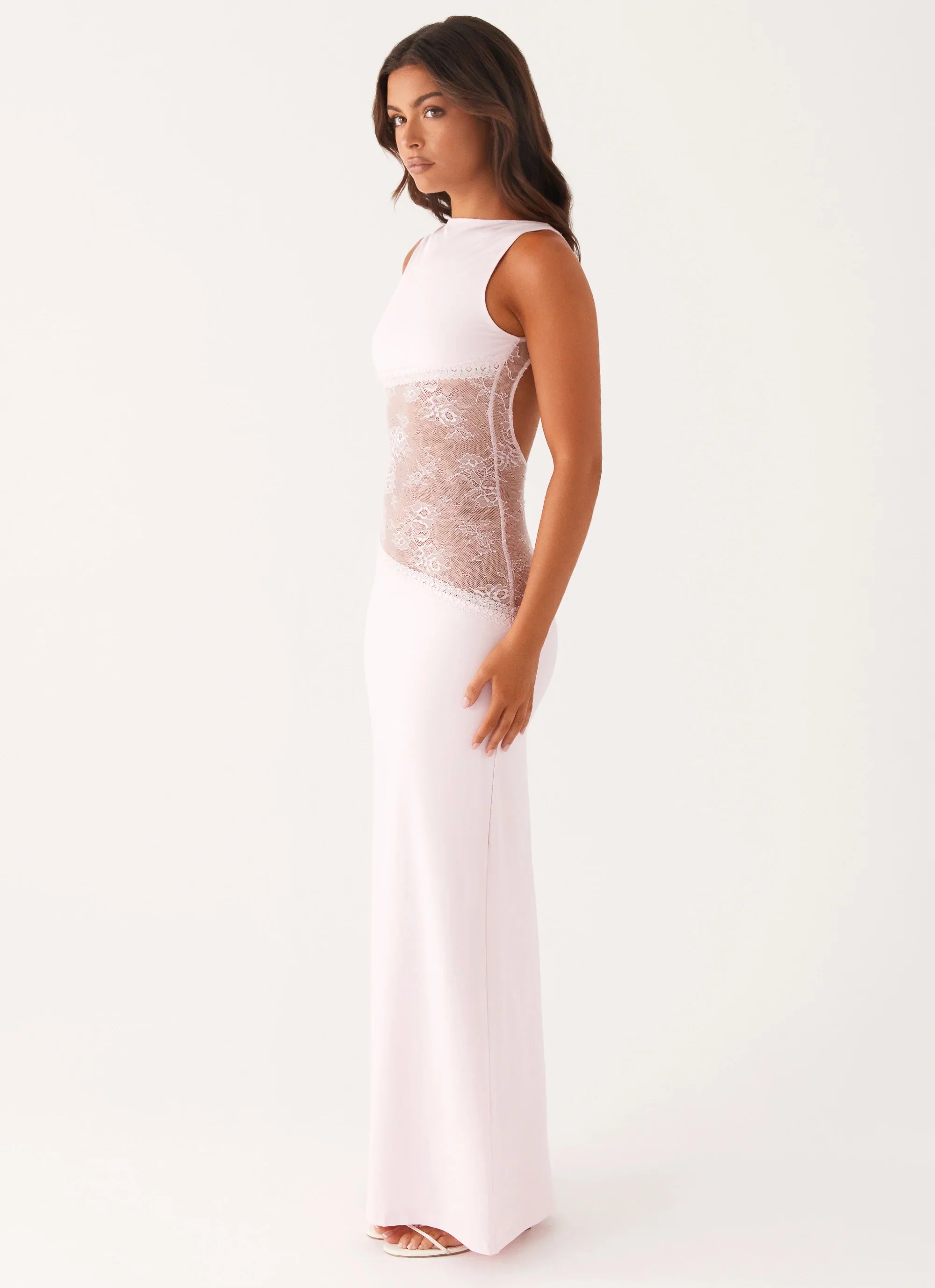Robe longue Lucinda - Rose