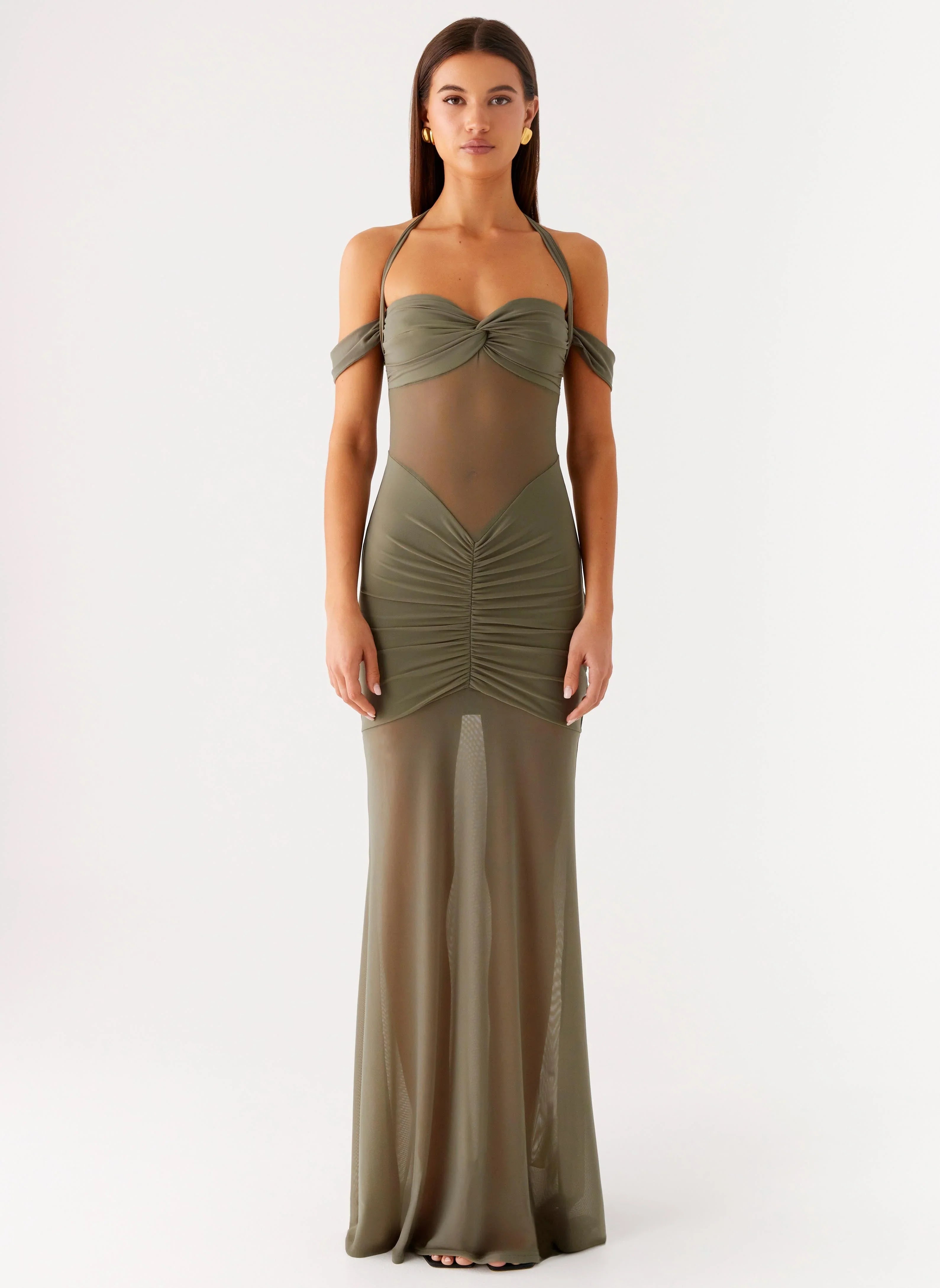 Robe longue Ivy Lane - Olive