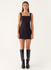 Mini-robe moulante courte - Noir