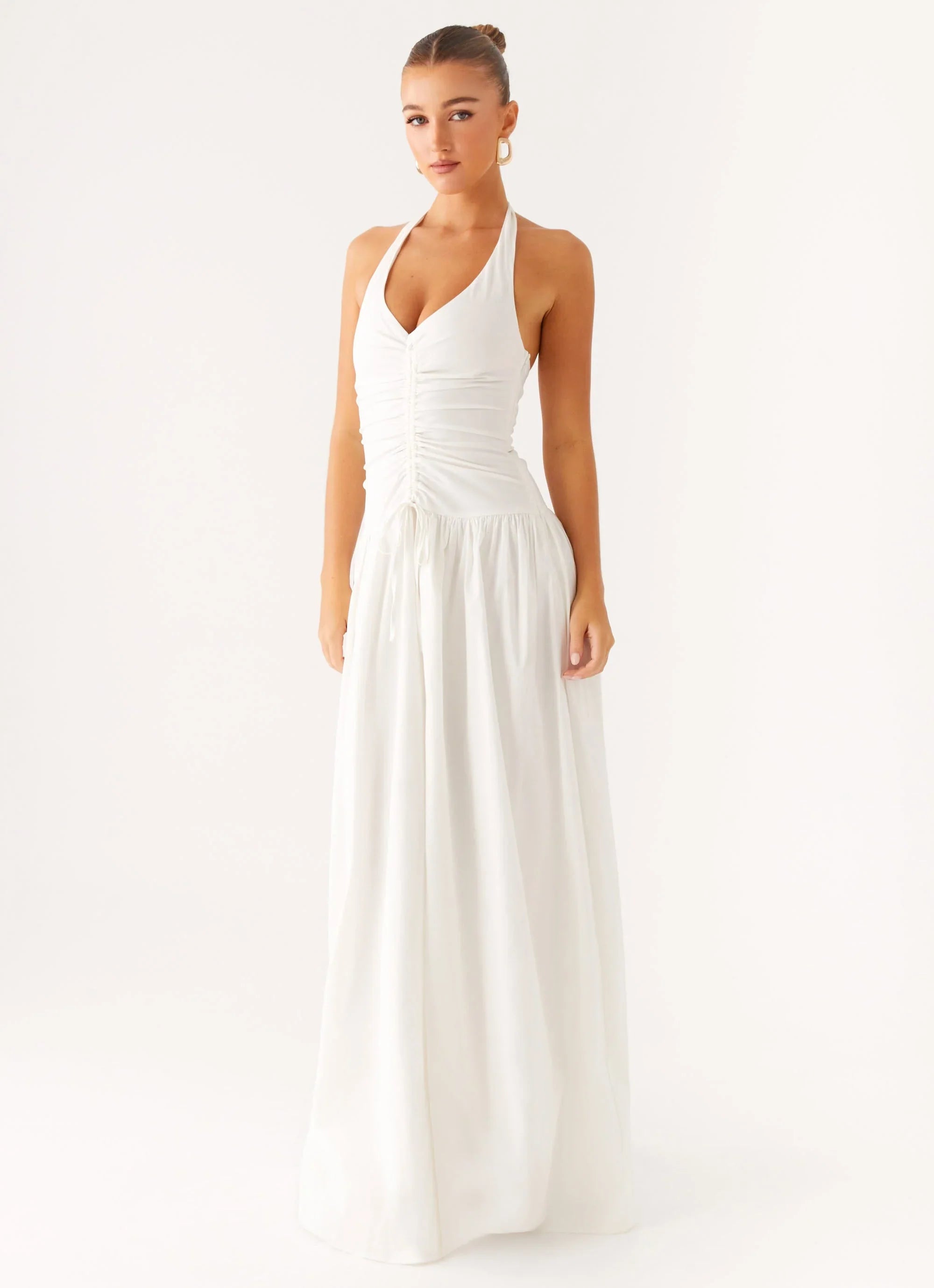 Robe longue Narnie - Ivoire