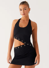 Mini-robe Riot - Noir