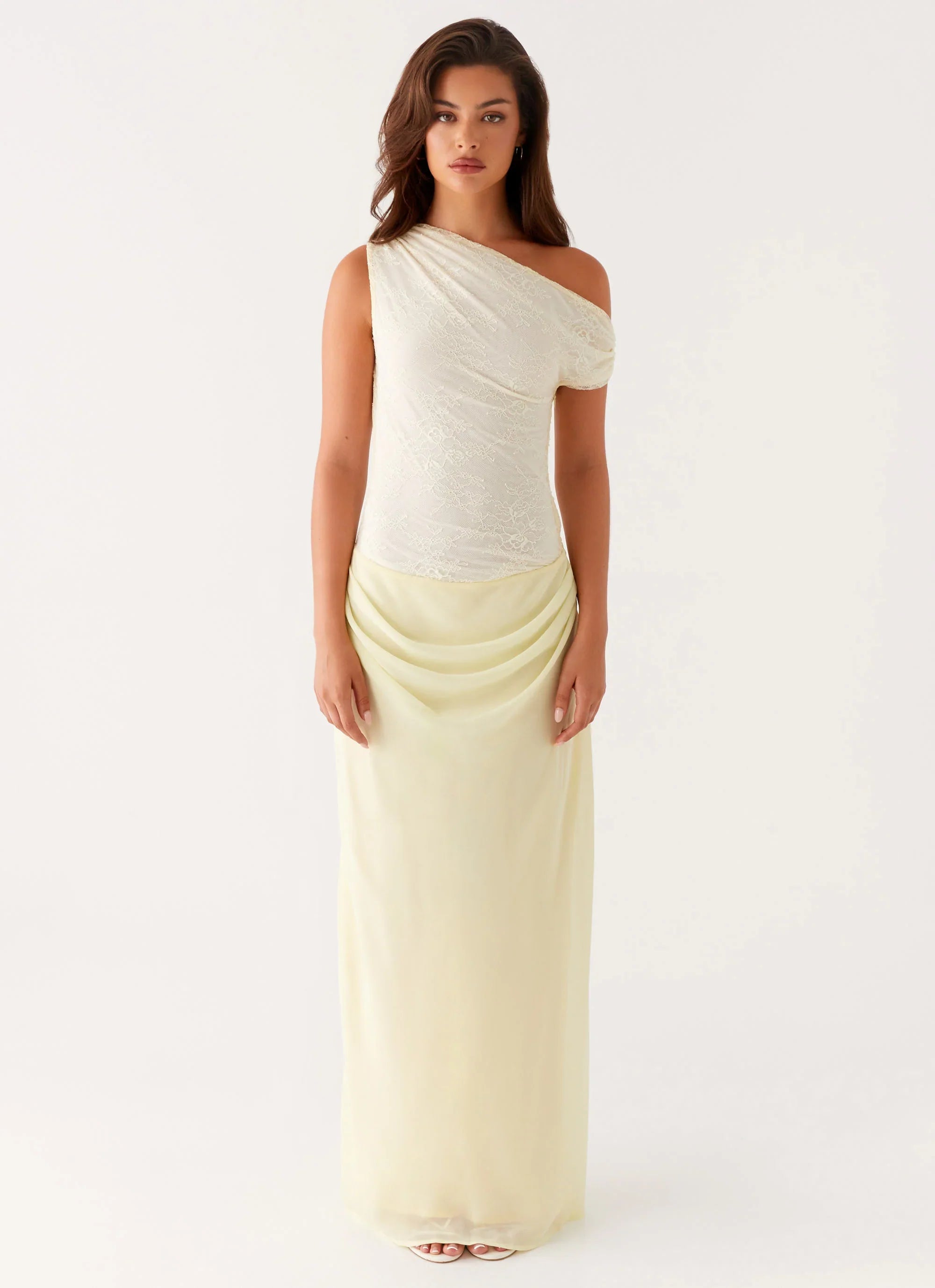 Robe longue Lili – Jaune