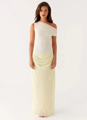 Robe longue Lili – Jaune