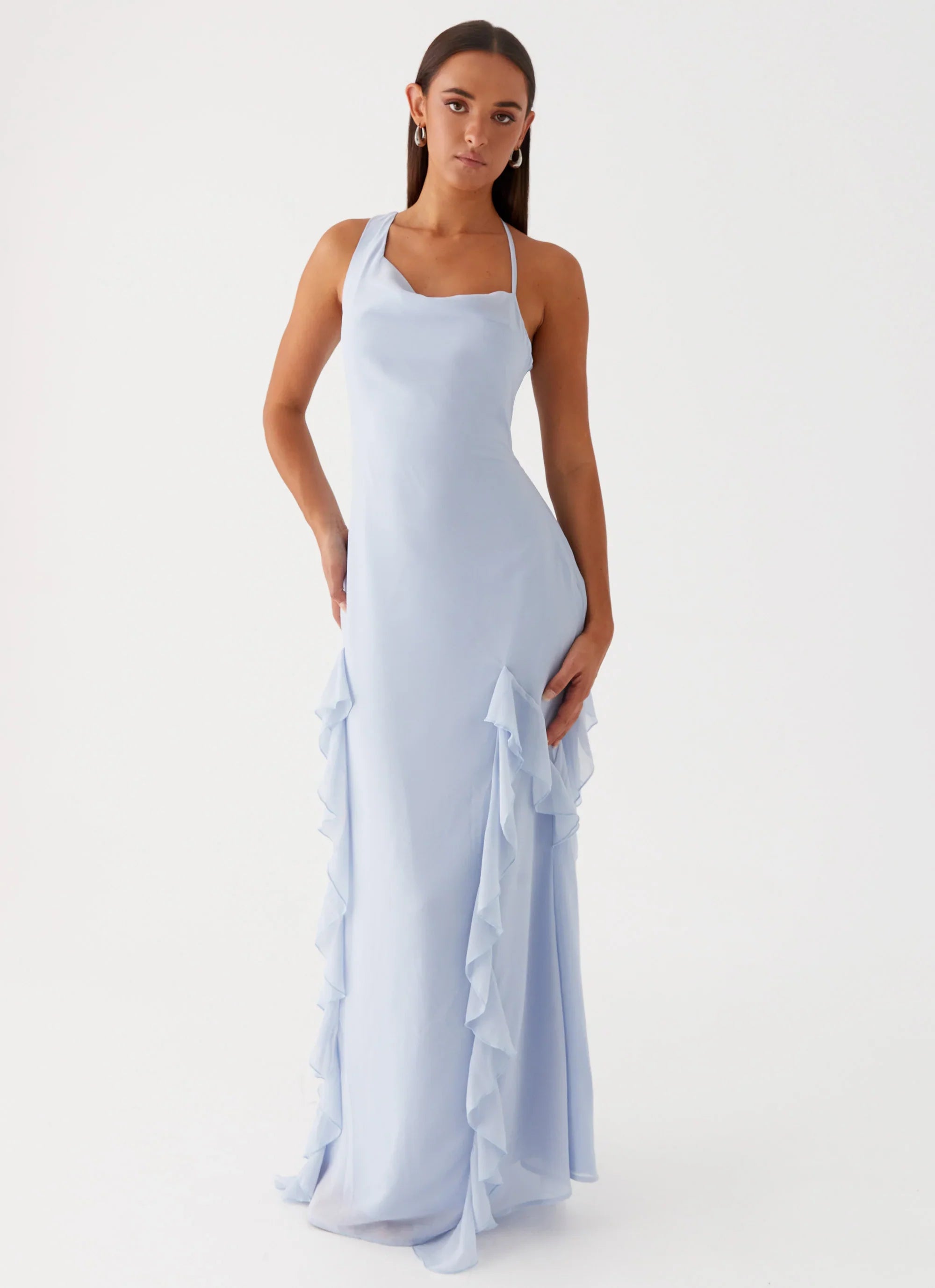 Robe longue Sammie - Bleu