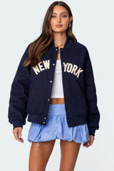 Blouson aviateur oversized Big Apple