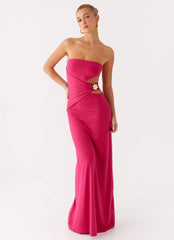 Robe longue Anetta – Fuchsia