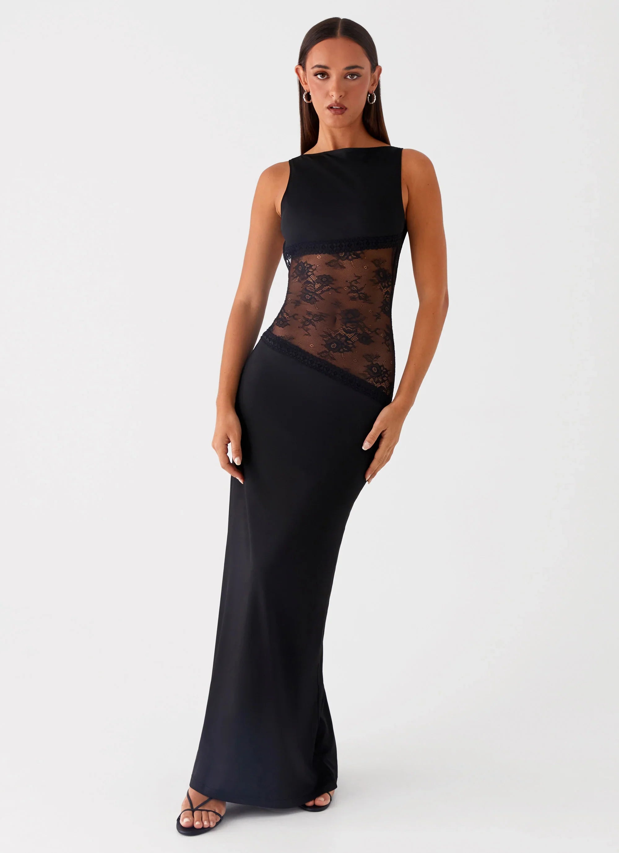 Robe longue Lucinda - Noir