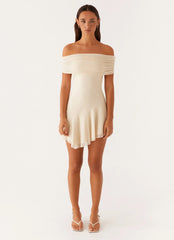 Robe courte sans manches Finola - Jaune pastel