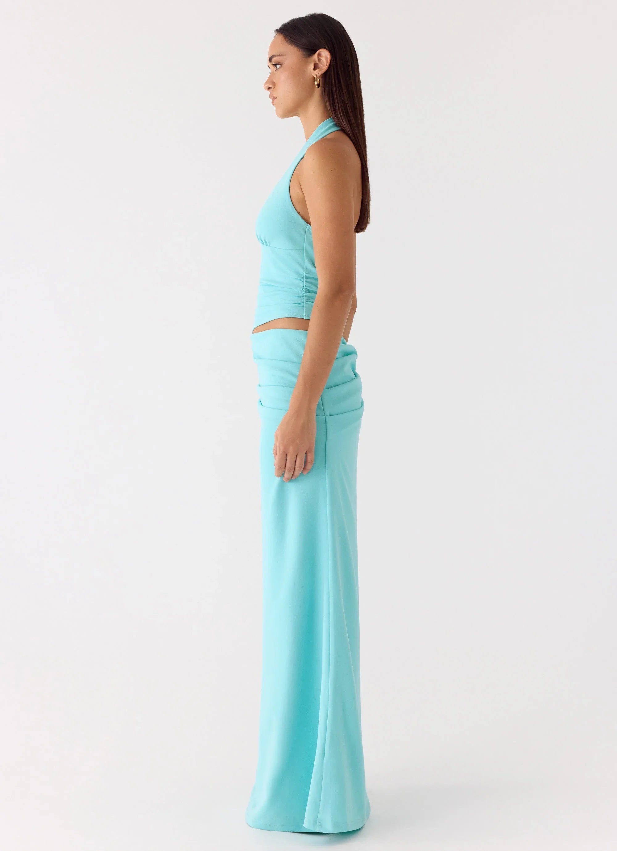 Robe longue Almost Love - Aqua