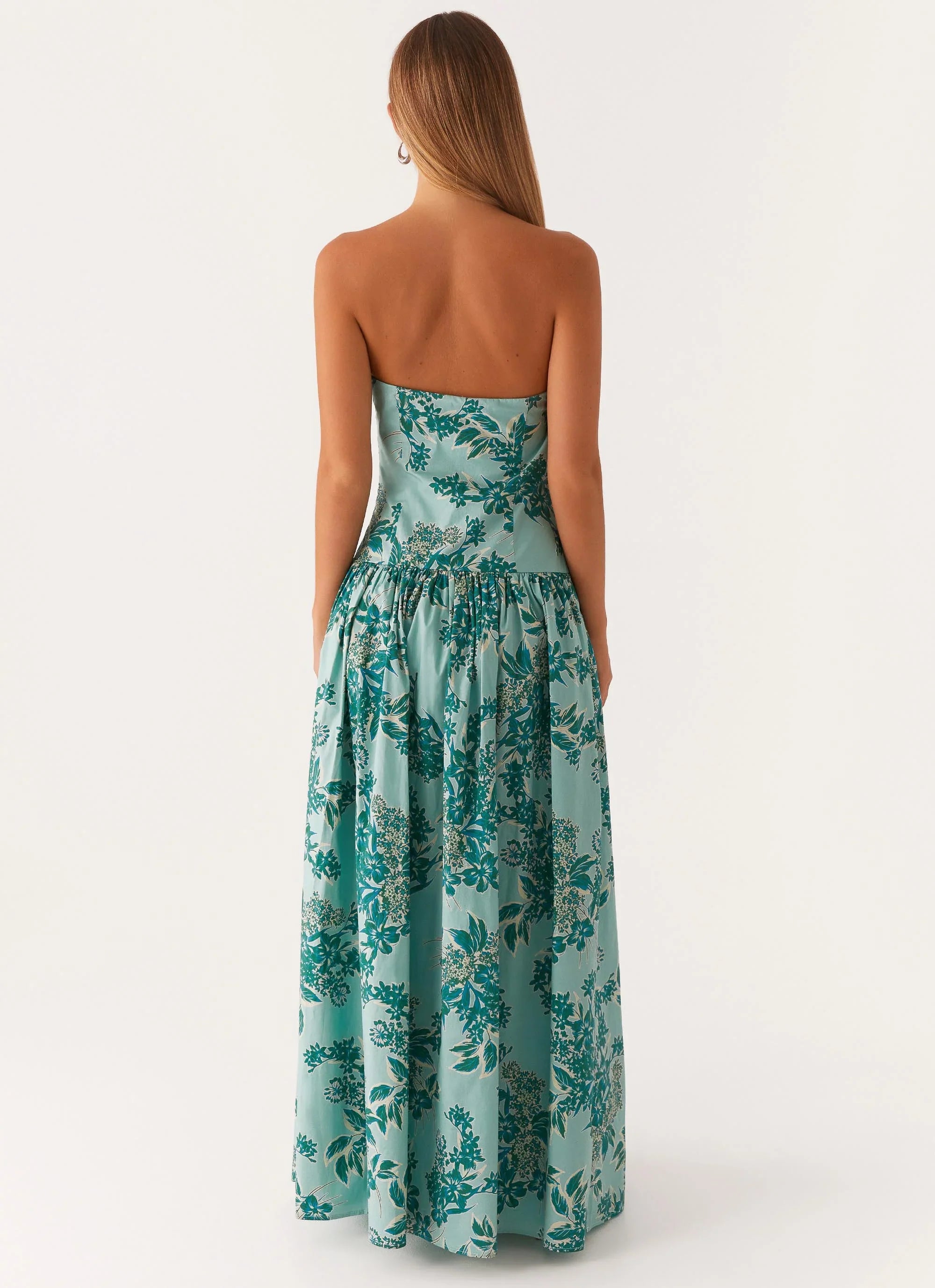 Robe longue Andorra - Imprimé fleuri Cloud Nine