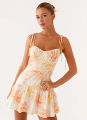 Robe Courte Abby - Imprimé Floral