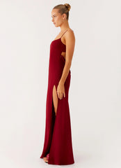 Robe longue Alouette - Bordeaux