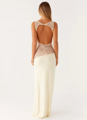 Robe longue Lucinda - Jaune
