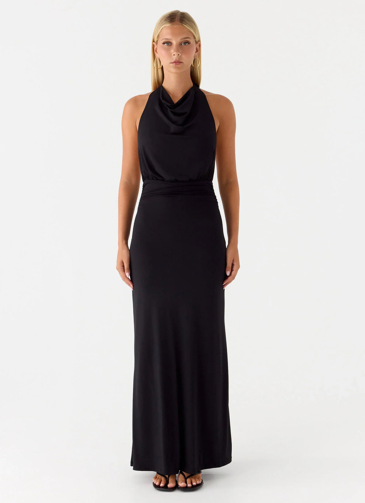 Robe longue Crazy Over Me - Noir