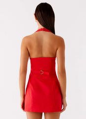 Mini-robe Roxe - Rouge