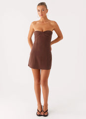 Mini-robe Ludo - Chocolat
