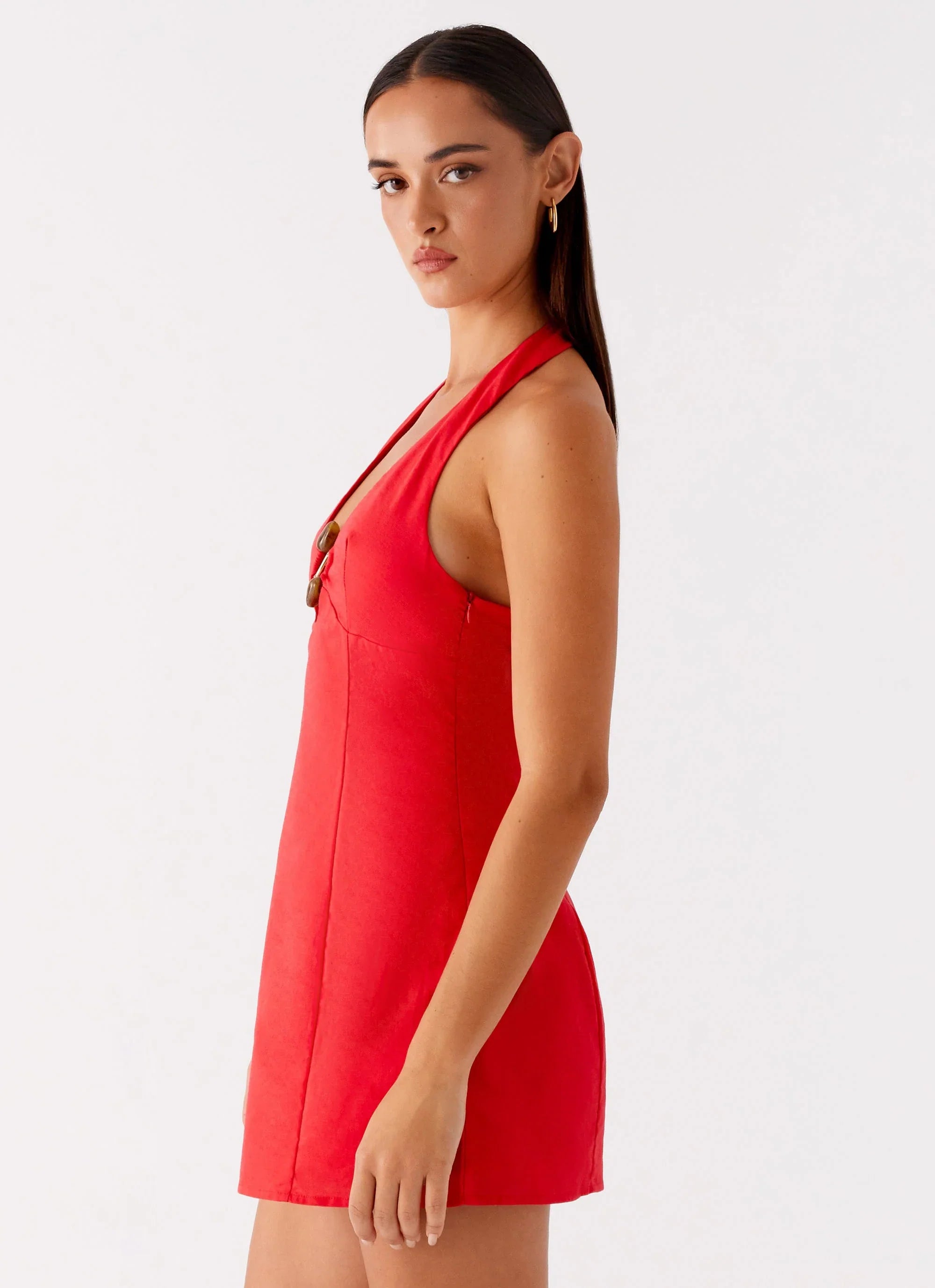 Mini-robe Roxe - Rouge