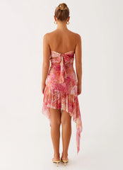 Mini-robe Brooks - Flamant rose en fête