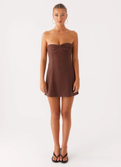 Mini-robe Ludo - Chocolat