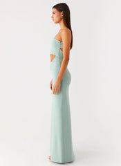 Robe longue Laurella - Sauge