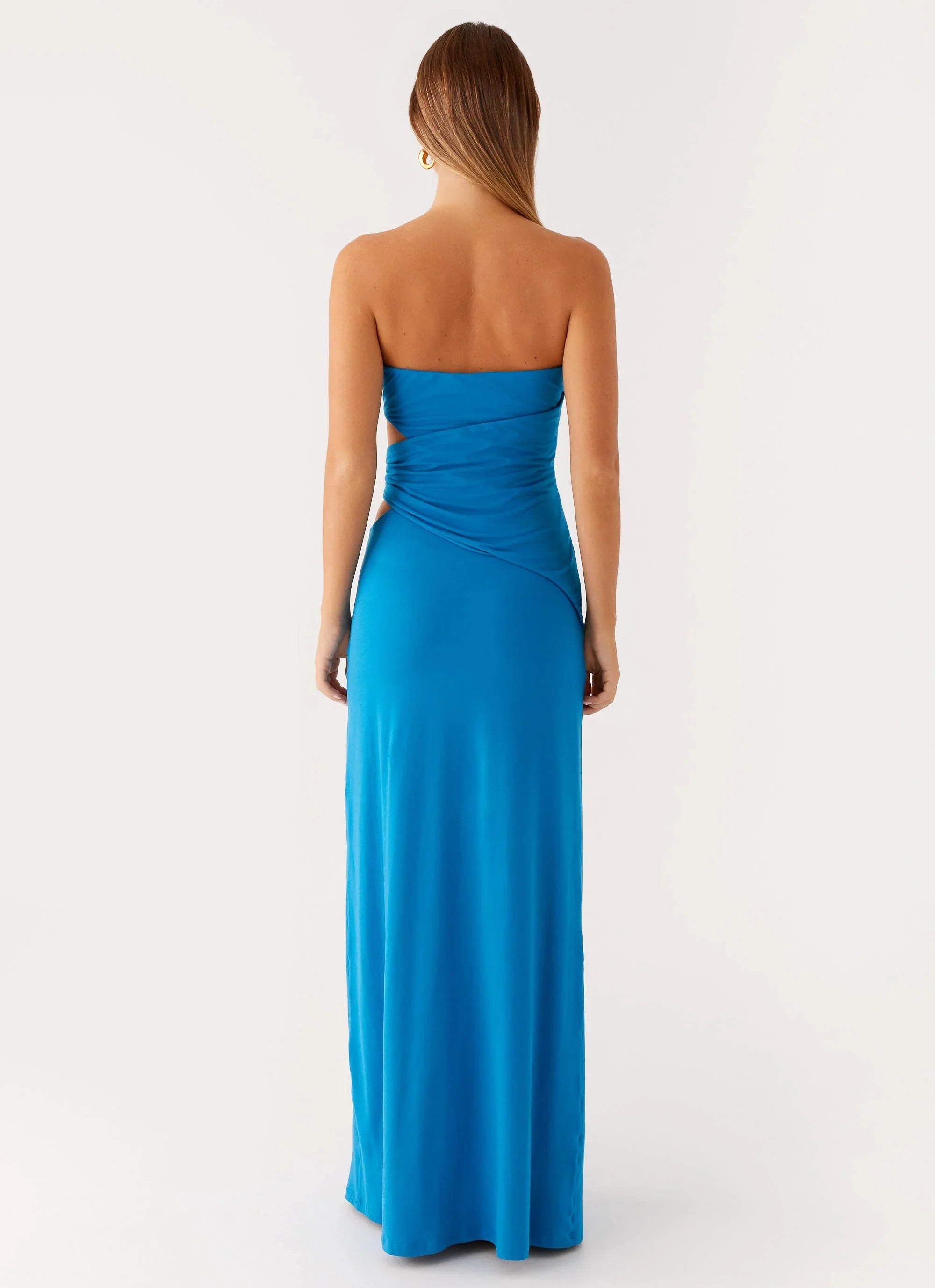 Robe longue Anetta - Bleu roi