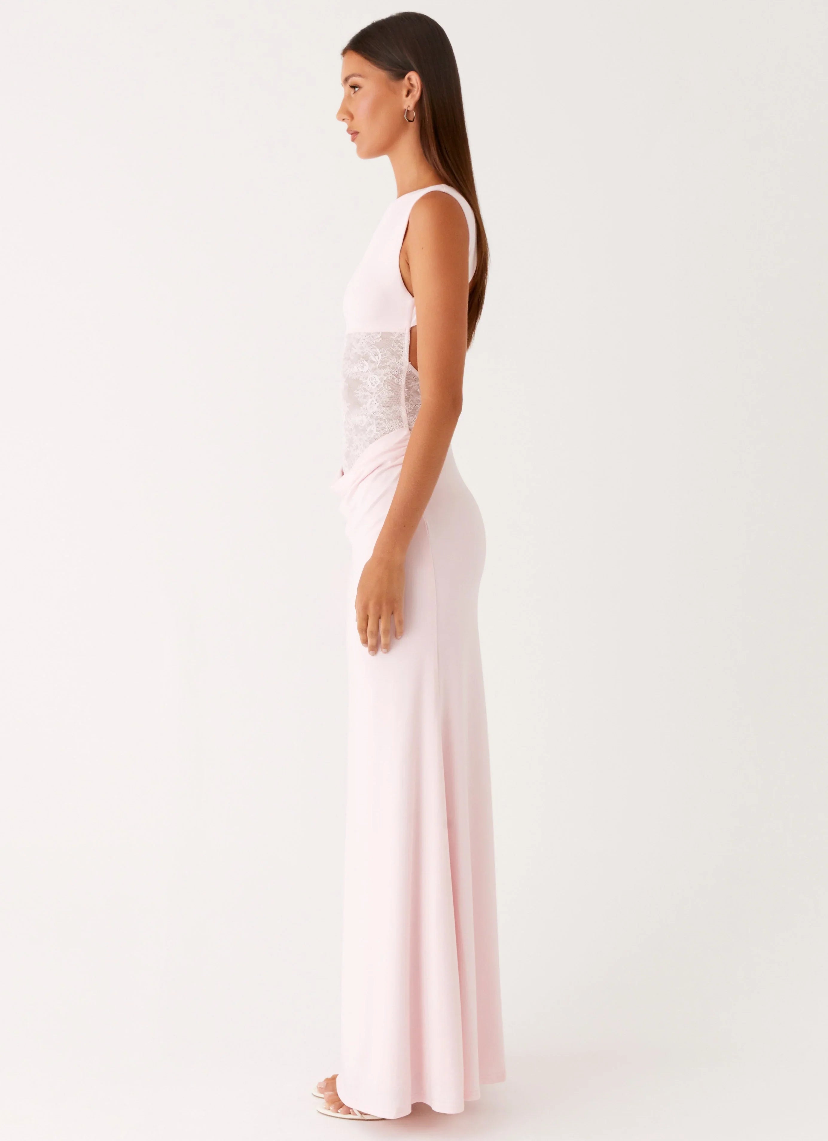 Robe longue Love Tease - Rose pâle