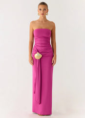Robe longue Party After Party Shell - Fuchsia