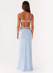 Robe longue Envy - Bleu