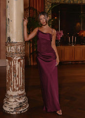 Robe longue Eternal Energy - Merlot