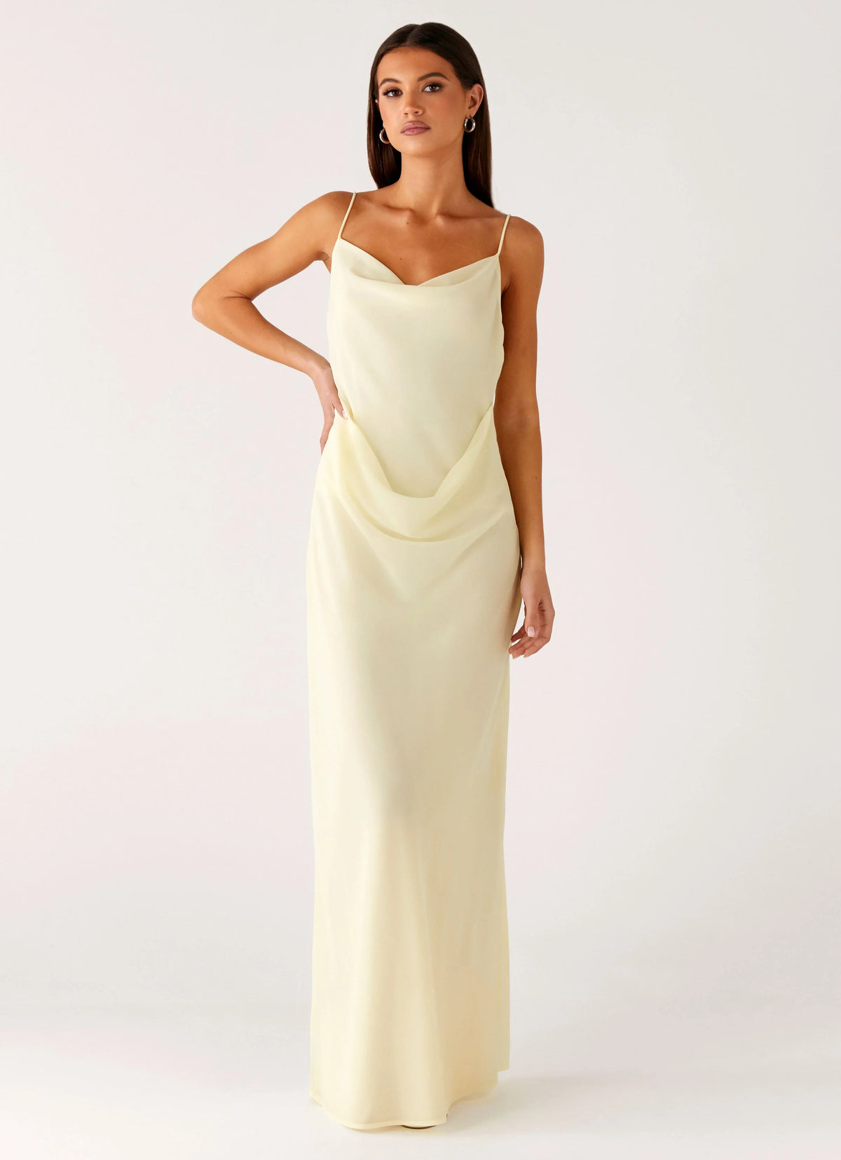Robe longue Oliana - Jaune