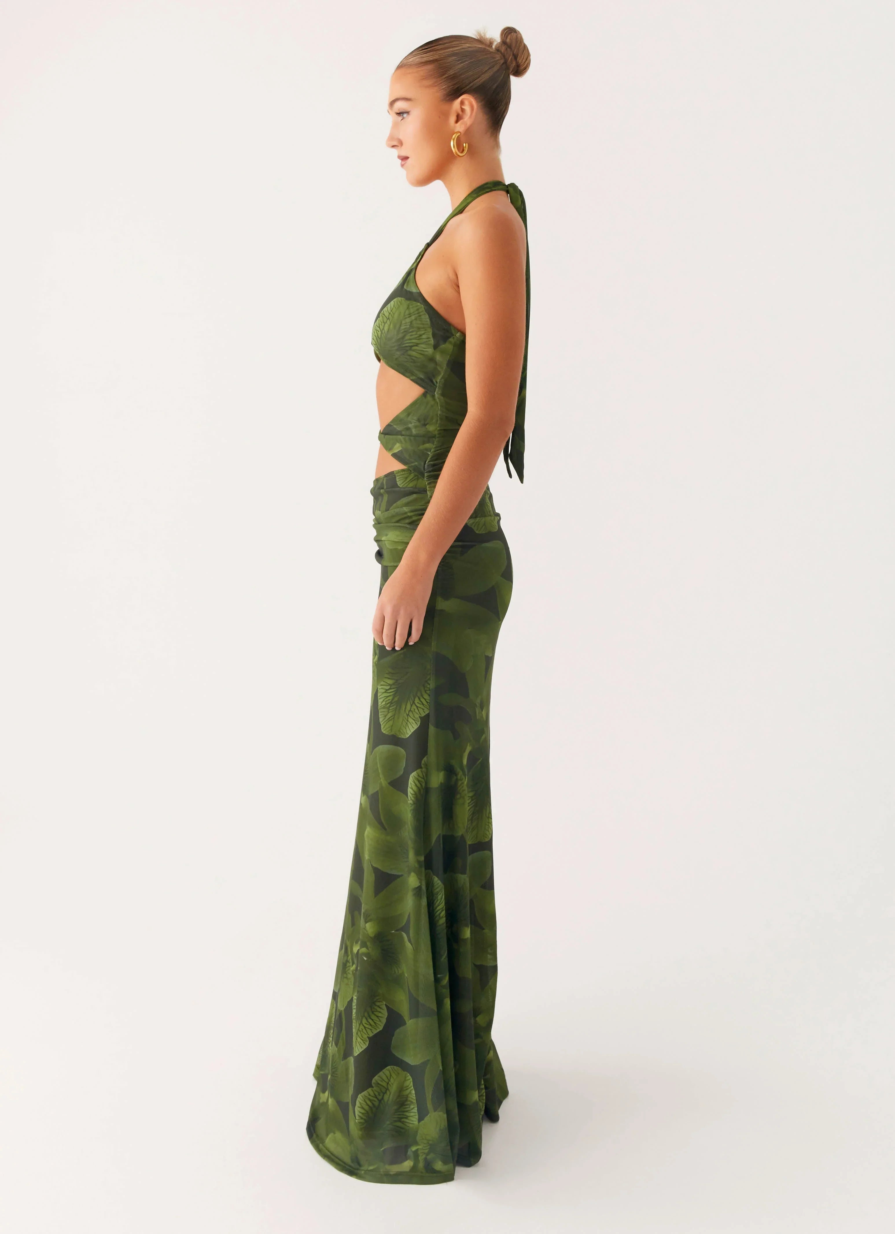 Robe longue Tatyana - Imprimé floral tropical