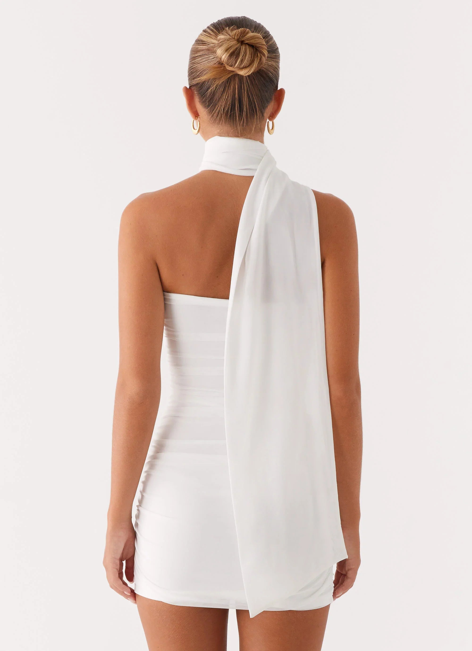 Mini-robe "Breaking News" - Blanche