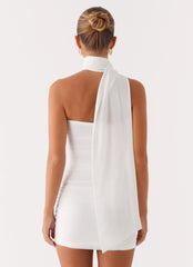Mini-robe "Breaking News" - Blanche