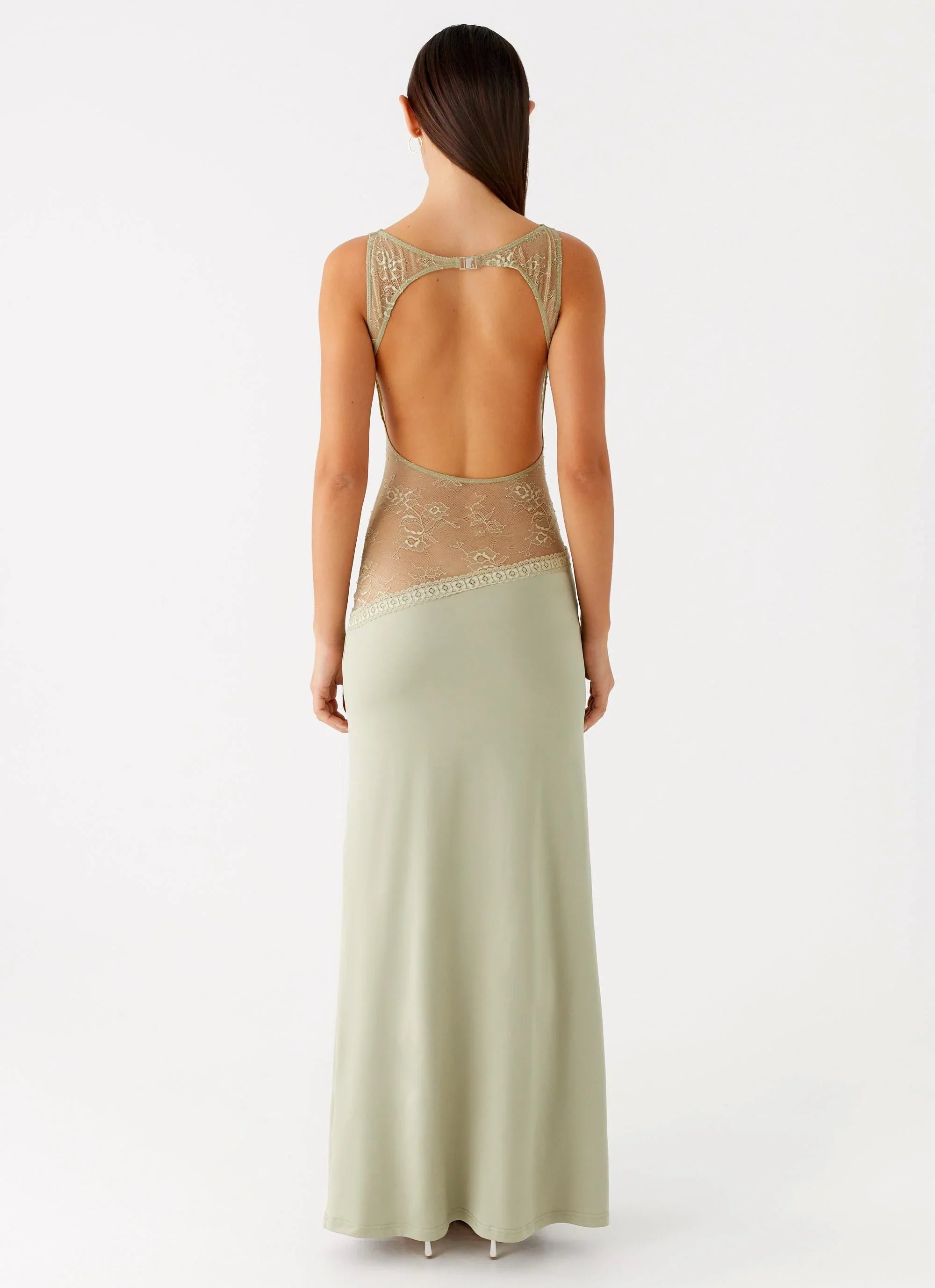 Robe longue Lucinda - Sauge