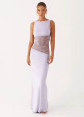 Robe longue Lucinda - Lilas