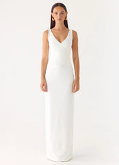 Robe longue Nerine - Blanc