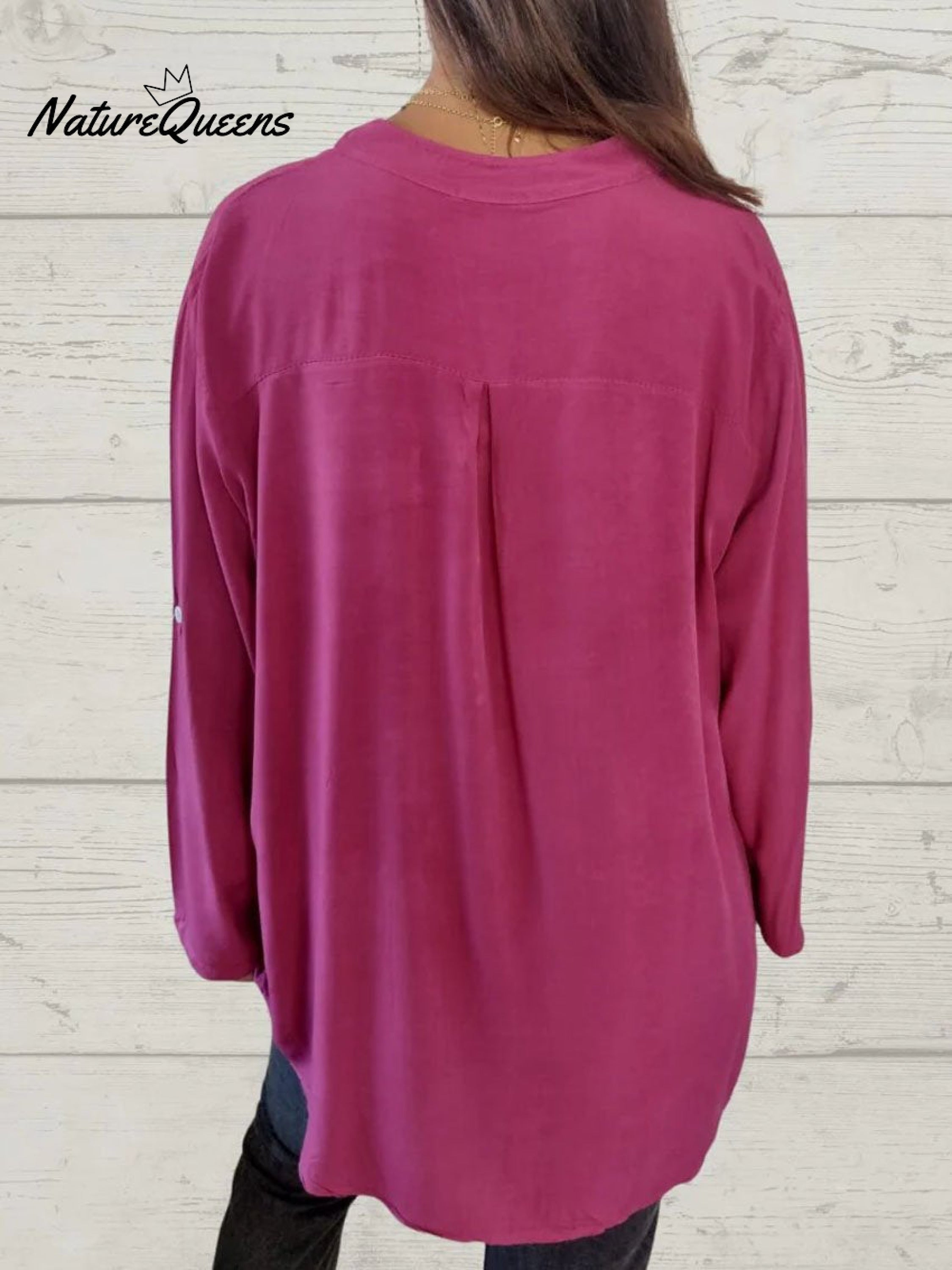 Women's Casual Sequin Patchwork Shirt
