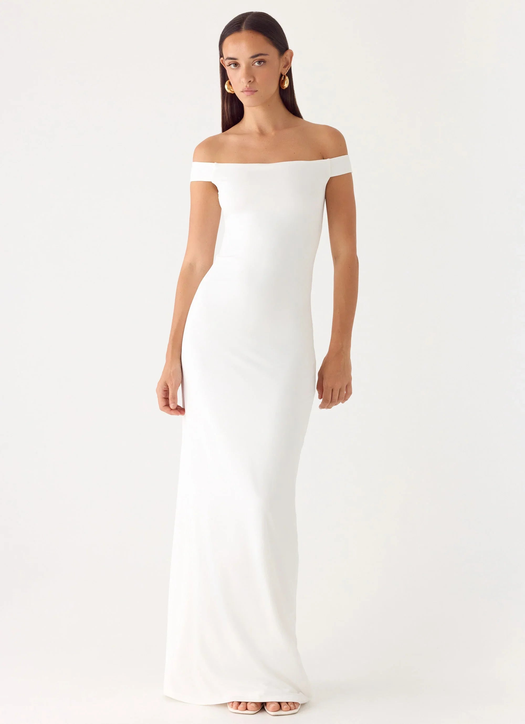 Robe longue New Intentions - Blanc