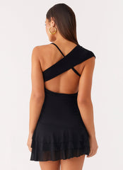 Mini-robe Lever de Lune - Noir