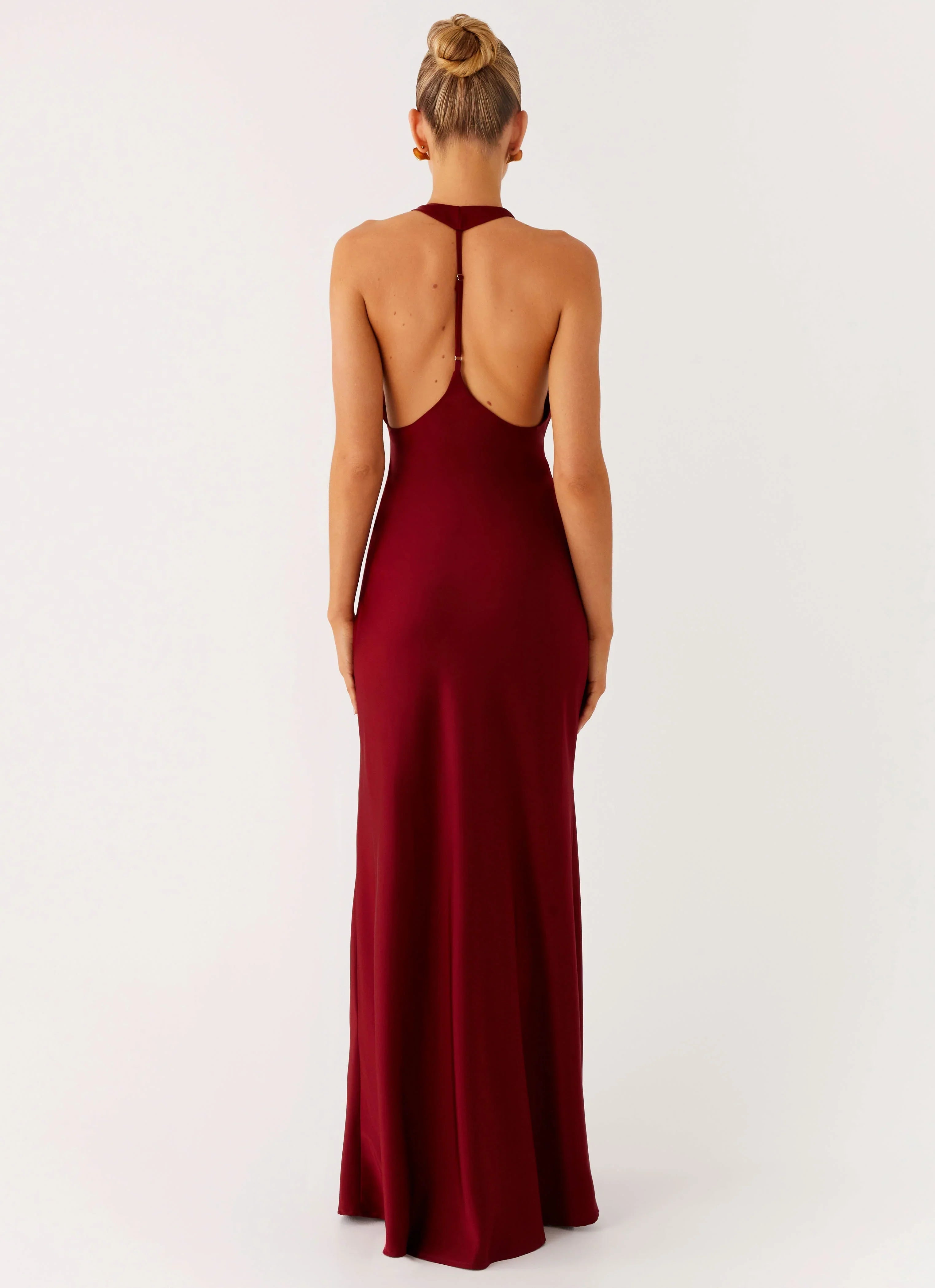 Robe longue Angie - Bourgogne